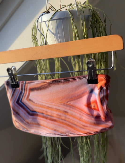 Pink Botswana Agate Recycled Bandeau