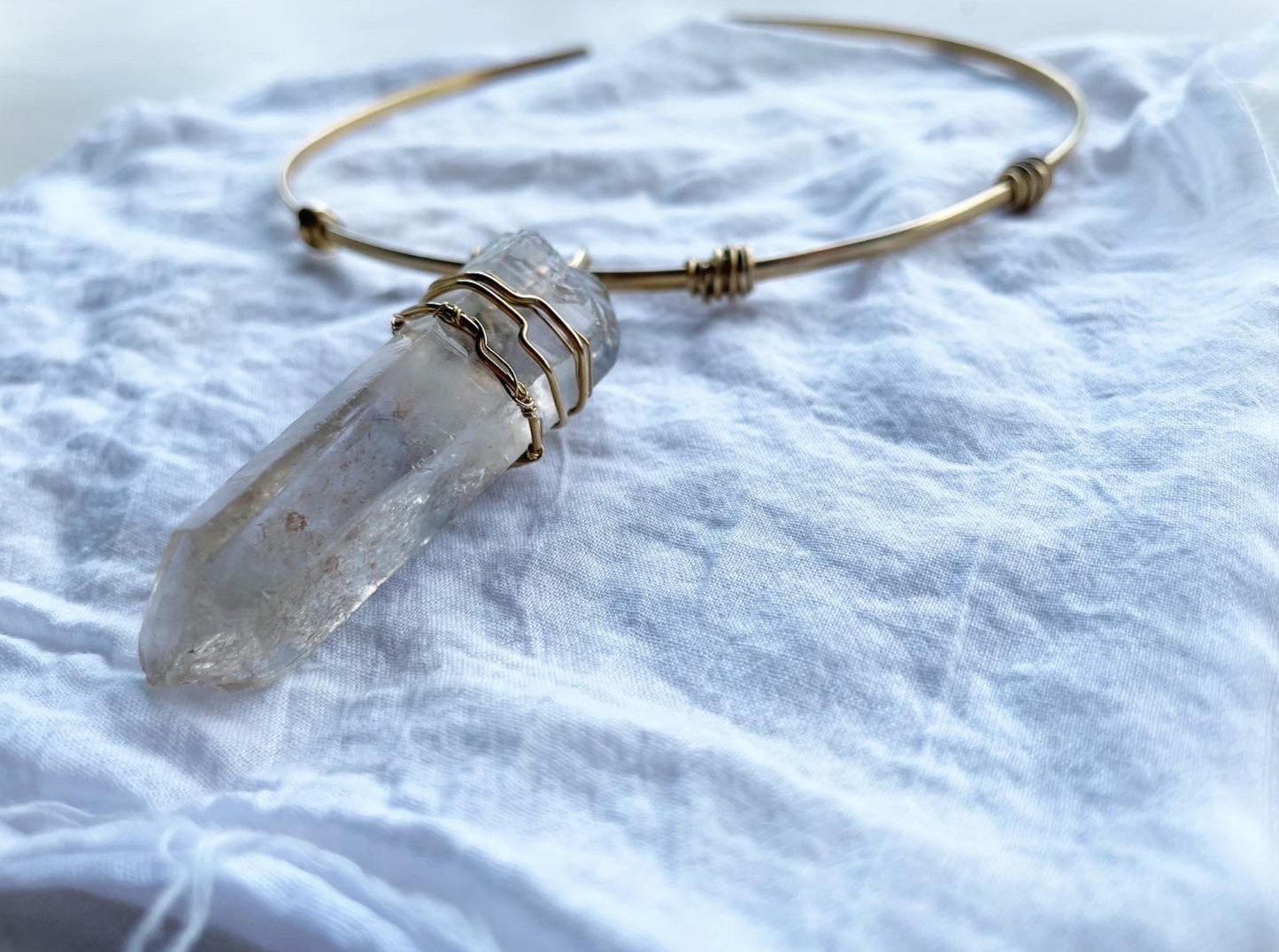 SMOKEY QUARTZ CHOKER