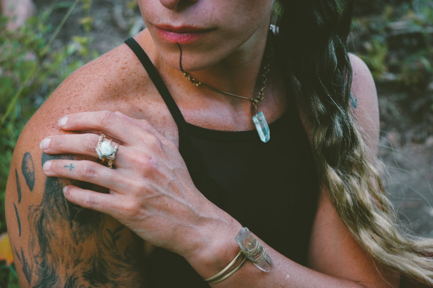 Aura Quartz Fairy Queen Choker