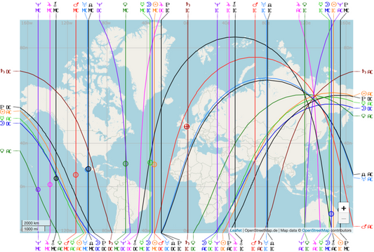 Astro-Cartography Reading